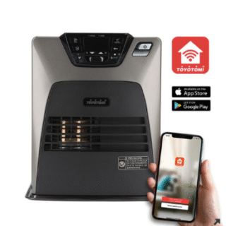 Estufa Kerosene Láser Wi-Fi 3,2 kW LC-34W Metallic