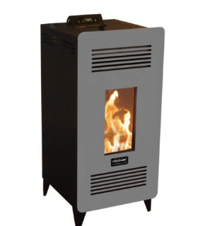 Estufa Pellet 6,7 kW PS-7500 Gris